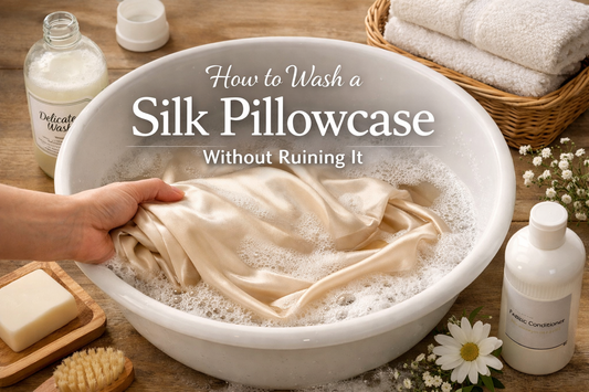 How to Wash a Silk Pillowcase Without Ruining It